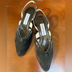 Evan-Picone ‘Julia’ Black Suede Heel